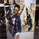 Alix Lapri Instagram - tipsy in an art gallery in the middle of Manhattan.