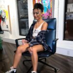 Alix Lapri Instagram - tipsy in an art gallery in the middle of Manhattan.