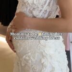 Alketa Vejsiu Instagram - Fustanet e nuserise custom made me porosi tek @class_by_alketavejsiu_ She wants a dress to show of her baby bump 🤍 📲 355 69 700 8441 •𝙲𝚕𝚊𝚜𝚜 𝙰𝚝𝚎𝚕𝚒𝚎𝚛• #classatelier #classbyav #eveningdress #promdress #partydress #eveninggown #ballgown #cocktaildress #handmadedress