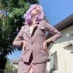 Allison Harvard Instagram – shoutout to my #1 babe @sophiesumner8 & @aveclesfilles for this look 🦩💕 not only are the clothes gorgeous but the message is amazing #womensupportingwomen