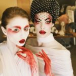 Allison Harvard Instagram – BTS w the beautiful @thegigigoode for @franzszony ‘s stunning music video “What You Seek” filmed in early March 💋
| Hair and makeup by @shablamgela @pompberry @danielzrotfl