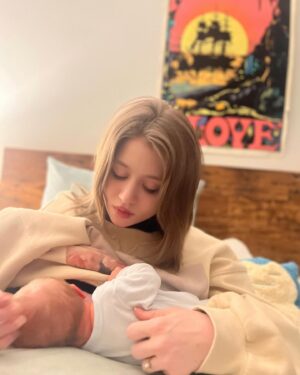 Allison Harvard Instagram - Welcome to the world, Henry Harvard Burke. ❤️ We are so in love with this little guy. Our lives totally transformed on 2/23/24. Everything changes the moment you look into their eyes. The immediate love we have felt is indescribable.  It has been an unreal experience watching him come to life these past couple weeks. @alliharvard did such an amazing job. Everyone is healthy, happy and filled with so much love. We’ve just been home enjoying our little bubble as a new family. We love you, Henry! And we can’t wait to see what this life brings you, our beautiful son. The world is yours.