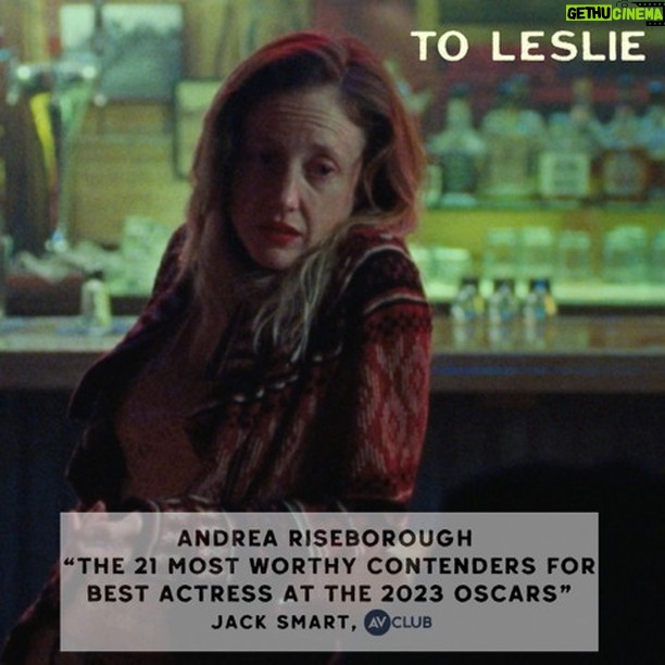 Allison Janney Instagram - @andreariseborough gives one of the great performances in #tolesliemovie, directed by @filmbymichaelmorris #tolesliemovie #fyc #oscars #awards #bestactress #film #andreariseborough #oscars2023 #bestperformance #oscarworthy #oscarbuzz #oscarnominee #andtheoscargoesto #movies #independentfilm #theacademy #shotonfilm #35mm