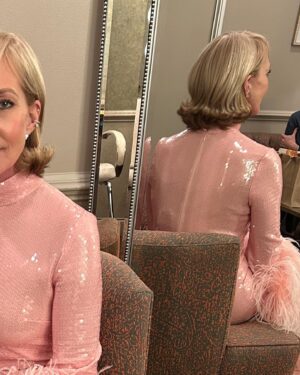 Allison Janney Instagram - Had a blast with @bryancranston and @mrbrettgoldstein on @latelateshow with my favorite @j_corden ❤️ thanks to my glam squad @taraswennen @jillcrosbyhair @debraferullomakeup