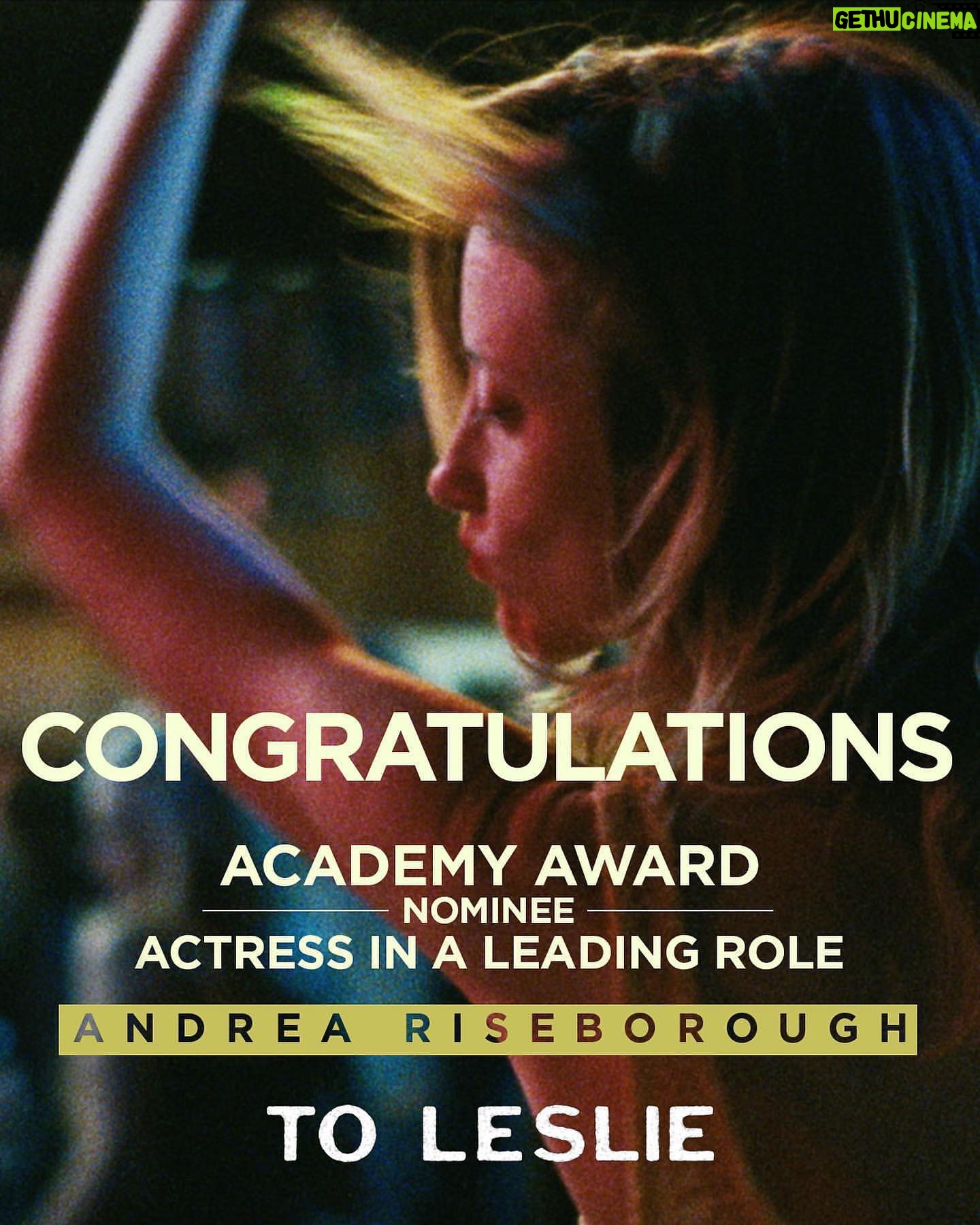 Allison Janney Instagram - Congratulations to @andreariseborough on her well deserved #Oscar nomination for her performance in @tolesliemovie! It’s so great to see a performance like hers rise to the top, thanks to a grassroots campaign started by her fellow actors.
