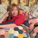 Allison Janney Instagram - I’d say spending the first day of shooting ‘Everything Is Going to Be Great’ in bed with @bryancranston is a win. Here we go!
