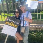 Allison Janney Instagram - Lots of fabulous people out on the picket line today! @thesusanmcmartin and @jazmynsimon to name a few❤️Thanks to all the horn honkers👏🏼!!!