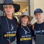 Allison Janney Instagram - Ran into some great old friends on the picket line today. I get very emotional picketing…seeing everyone show up and realizing how important this moment in time is for Sag/Aftra and the WGA! Stay Strong💪🏼💙@mimikennedyla @realbethhall #eddiegorodetsky