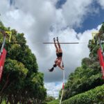Allison Stokke Instagram – Pretty tough to beat backyard vaulting @ucs_spirit
