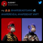 Allj Instagram - My HAPES 🦧🦧 Thnx @hapebeastgang #hape #hapeprime #nft