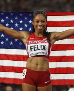 Allyson Felix Instagram - If I could describe it all in one photo. • Swipe to see the journey that brought me here. 👉🏾👉🏾👉🏾 • Here’s what I can tell you about that journey. There have been more tears than celebrations, more doubt than confidence, more prayer than trash talking. What I’ve learned is that you have to keep going. Just don’t quit. When you get knocked down, get back up. Ask for help because you’ll never do it alone. Take small steps toward your passion and you’ll end up in your purpose. • Be brave with your life because you’ll have an impact on people that you never thought was possible. Nothing but love 💙💙