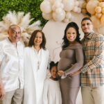 Allyson Felix Instagram - Surrounded by so much love! Can’t wait to meet you little one🤎👶🏾