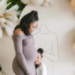 Allyson Felix Instagram - Surrounded by so much love! Can’t wait to meet you little one🤎👶🏾