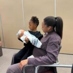 Allyson Felix Instagram - life rn🫶🏾 1. me🙇🏾‍♀️ 2. big sis in training…just missing the melanin🙃 3. fun @bysaysh project🌊 4. working mama🤰🏽 5. backyard vibes🌅 6. daddy’s girl💞 7. 📸 by Cammy 8. doubles partner🎾 9. Gammy Cammy