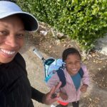 Allyson Felix Instagram - life rn🫶🏾 1. me🙇🏾‍♀️ 2. big sis in training…just missing the melanin🙃 3. fun @bysaysh project🌊 4. working mama🤰🏽 5. backyard vibes🌅 6. daddy’s girl💞 7. 📸 by Cammy 8. doubles partner🎾 9. Gammy Cammy
