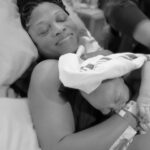 Allyson Felix Instagram - This journey!! After the traumatic and life threatening delivery I had with Cammy due to severe pre-eclampsia, the most important thing I wanted from this birth was for my son and I to survive. I’m so grateful to God that we did!🤍🙏🏾 I was blessed to have the unmedicated VBAC that I wanted so badly. Instead of sharing the usual challenges and traumas around birthing, I get to share the most beautiful, powerful, ridiculously hard yet insanely rewarding experience. My heart is bursting with gratitude because, this time it’s a story of joy and healing. Having a doctor who looked like me, understood my fear, listened and made me feel safe was everything! I simply could not have done it without my doula @chandlerchrista . She was the support and guide that I needed. She believed in me and encouraged me when I started to doubt myself. @doulalovescreation gave me the tools to be able to birth naturally using hypnobabies. My partner @supermanferg was my rock through it all. My advocacy work around black maternal health will continue because every woman of color deserves to have the full experience of joy in birth, instead of the fear we are accustomed to. We are so madly in love with Trey🩵 photos: @chandlerchrista