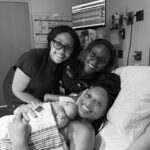 Allyson Felix Instagram - This journey!! After the traumatic and life threatening delivery I had with Cammy due to severe pre-eclampsia, the most important thing I wanted from this birth was for my son and I to survive. I’m so grateful to God that we did!🤍🙏🏾 I was blessed to have the unmedicated VBAC that I wanted so badly. Instead of sharing the usual challenges and traumas around birthing, I get to share the most beautiful, powerful, ridiculously hard yet insanely rewarding experience. My heart is bursting with gratitude because, this time it’s a story of joy and healing. Having a doctor who looked like me, understood my fear, listened and made me feel safe was everything! I simply could not have done it without my doula @chandlerchrista . She was the support and guide that I needed. She believed in me and encouraged me when I started to doubt myself. @doulalovescreation gave me the tools to be able to birth naturally using hypnobabies. My partner @supermanferg was my rock through it all. My advocacy work around black maternal health will continue because every woman of color deserves to have the full experience of joy in birth, instead of the fear we are accustomed to. We are so madly in love with Trey🩵 photos: @chandlerchrista