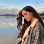 Almila Ada Instagram - Baby blue💙☁️ #sunset