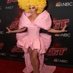 Alyssa Edwards Instagram - Life In Plastic Alongside My @beyondbeliefdancecompany Students Slaying The @agt Red Carpet Was Beyond FANTASTIC ✨🌈 What A FABULOUS Experience & Can’t To Watch TONIGHT @nbc Makeup @dillondeltoro Wig @foamwigsandmore Rhinestoned By Dance Mom Extraordinaire @ainsleythedancer Dress @ron1mm #AGT #DancingQueen #Drag #BBDC #ProudTeacher #TexasSizedBarbie #AmericasGotTalent