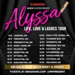 Alyssa Edwards Instagram - Dear Canada, I’ve Missed Y’all ❤️ Life, Love & Lashes 💋 Tickets Now Available @mppresent Link In Bio! #DancingQueen #Drag #Queen