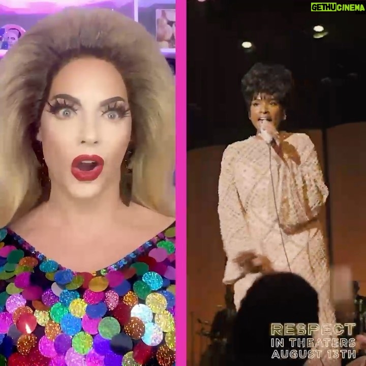 Alyssa Edwards Instagram - Now that's a DIVA! @iamjhud 60s fashion is on point in her role as Aretha Franklin and the category has been CLOSED 💅 Snatch your tickets to #RespectMovie, premiering in theaters August 13th. #ad