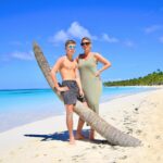 Amélie Neten Instagram - Les souvenirs de cette journée resteront gravés à jamais dans nos cœurs, comme un tableau de bonheur et de joie je t’aime mon fils ❤️ #PlageParadisiaque #BonheurEnFamille #Saona. Merci @sabtacpuntacana pour cette belle excursion 🥰