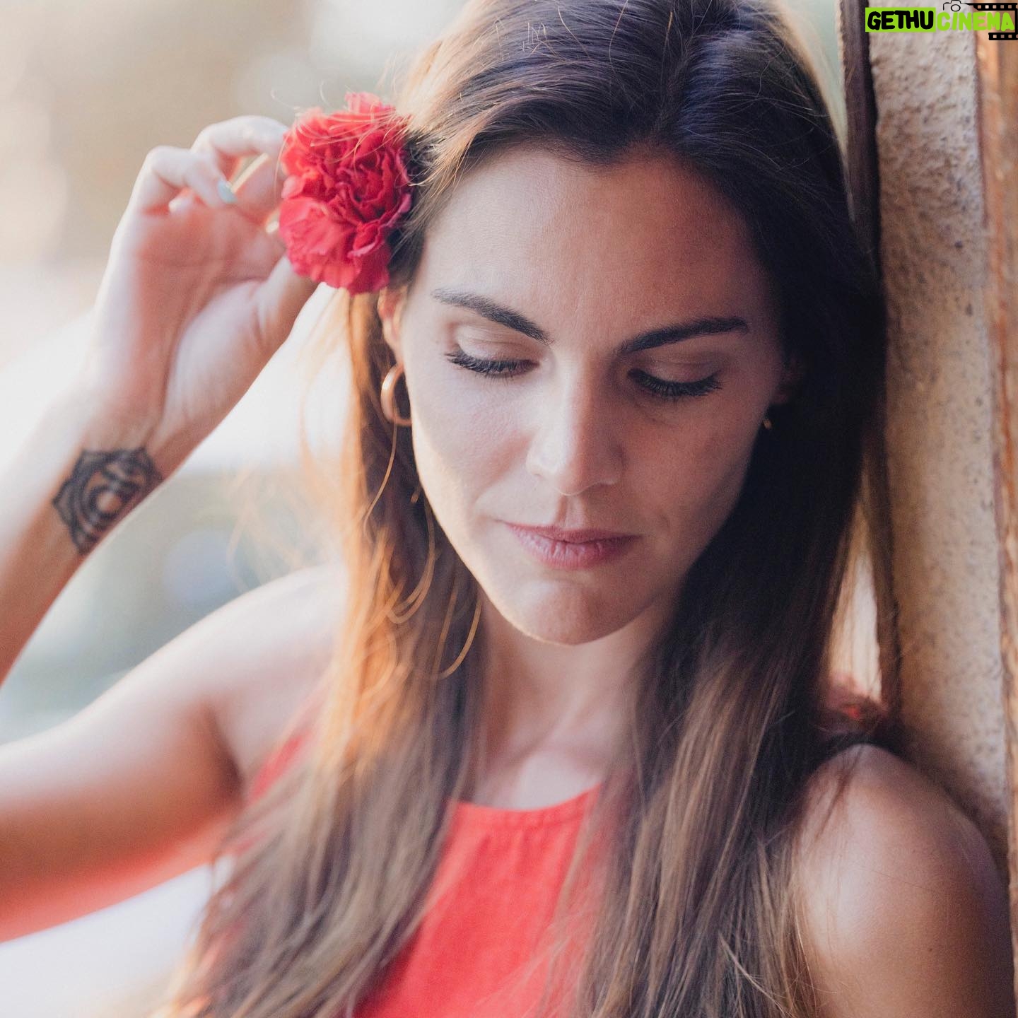 Amaia Salamanca Instagram - ¿Sabéis que ponerse un clavel en el pelo no es tan fácil como parece? 😅