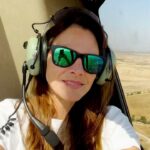 Amaia Salamanca Instagram - Mis amigas me regalaron “pilotar” un helicóptero por mi cumpleaños y este es el resultado. QUIERO REPETIR!!! 🚁 #graciasamigas 🫶🏻