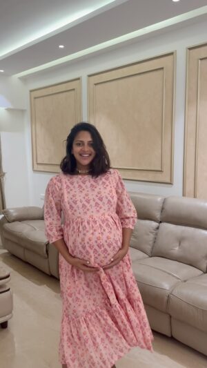 Amala Paul Instagram - Swirling into the 9th month! 
Thank you for all your love and wishes 🥰💃✨🪬🪬🪬🪬🪬