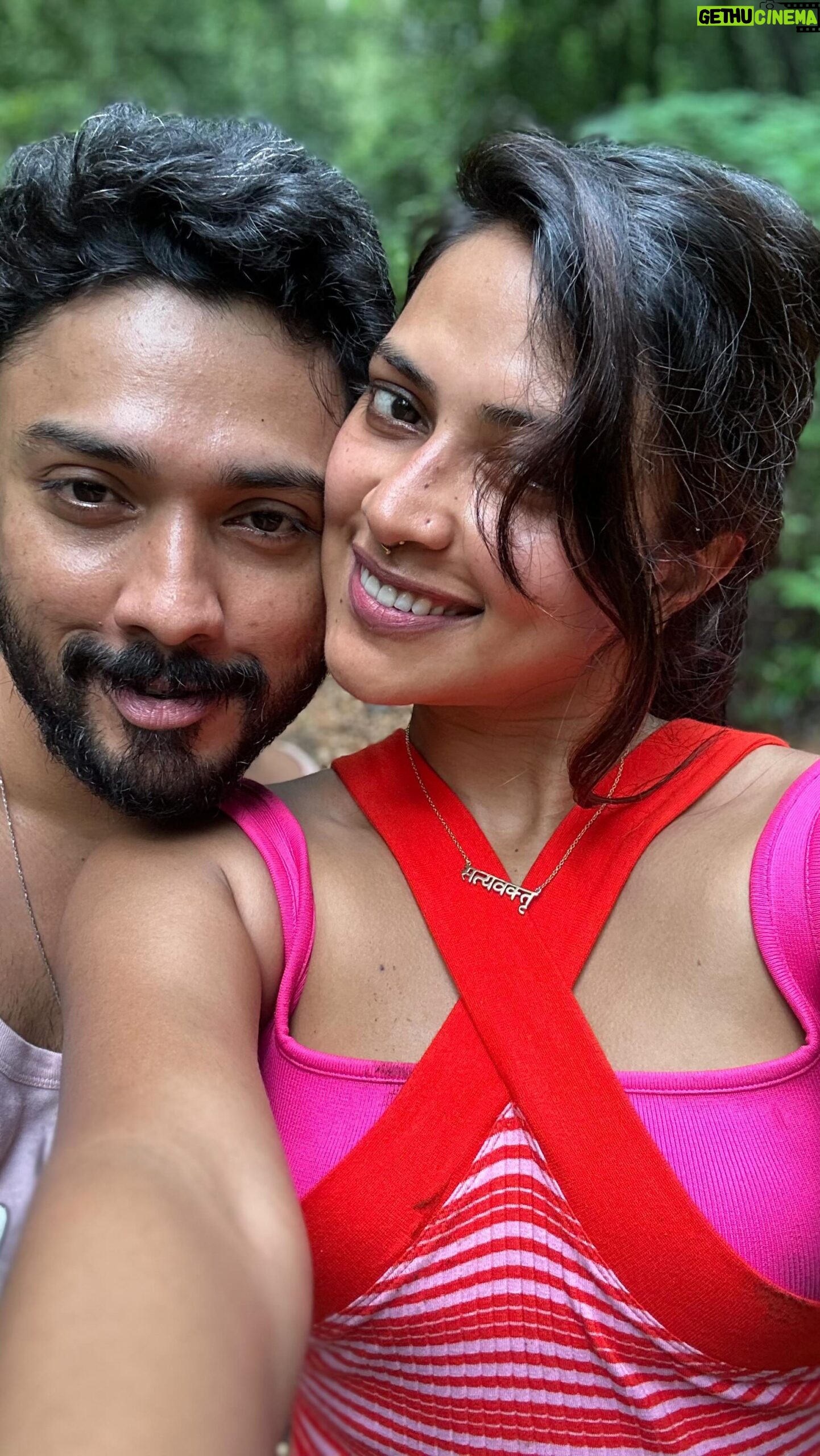 Amala Paul Instagram - Happy Birthday, dear big brother! @abijithpaul ! To always staying forever young, wild, and full of happy adventures! 🩷🥂✨