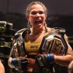 Amanda Nunes Instagram – With the energy of tonight’s fights. I’ll have some news for you soon. 🔥🦁🇧🇷 Tenho novidades para vocês.😜 @lionessstudio2022