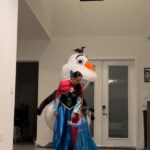 Amanda Nunes Instagram - Disney on Ice gave Raegan an idea. So here we are at 10pm on a Sunday.