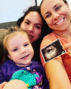 Amanda Nunes Instagram - We can’t wait to see your little face, Hazel Ann Nunes. 👩‍👩‍👧‍👧