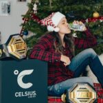 Amanda Nunes Instagram - Happy Holidays with the drink that keeps me going. @celsiusofficial #celsiuslivefit #celsiusbrandpartner