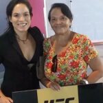 Amanda Nunes Instagram – Feliz aniversário @ivete.nunes17  Mainha ❤️ Happy Birthday to my Mother 🎉 best wishes and I love you so much. ❤️