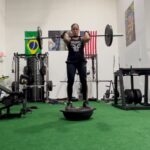 Amanda Nunes Instagram – 😜 don’t do this if you don’t have good balance. #lioness🦁studio