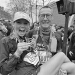 Amandine Petit Instagram - Tu m’as appris à marcher et à être persévérante mais surtout à ne rien lâcher. Et tu ne peux pas t’empêcher de me montrer le chemin en arrivant à chaque fois le premier ! Parce que vivre cette course ensemble j’en ai rêvé. Parce que ces images m’ont fait prendre conscience que ces moments sont uniques. C’était notre premier semi-marathon. 🥇❤️‍🔥🔥 @semideparis @teamorangerunning