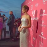Amandine Petit Instagram - Ça faisait longtemps que je n’avais pas porté de robe comme celle-ci ✨🥰 et quel honneur d’être invitée à nouveau au Global Gift Gala de @evalongoria . Une soirée sous le signe du partage, de la bienveillance et de l’élégance. J’ai à nouveau décidé d’oser une coiffure rock’n’roll avec @dessangeparis , merci @lorealparis pour le makeup, merci @elioaboufayssal pour cette sublime robe et @apmmonaco pour les bijoux. Vous aimez ce look ? 🤍 Invitation @globalgiftfoundation Merci au @pullmanmandelieu (invitation) de nous avoir accueilli durant le Festival de Cannes Crédit photo @charlottelobry @talentlabparis