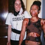 Amandla Stenberg Instagram - BODIES BODIES BODIES nationwide tomorrow <3 love these chickadees so deeply, what a joy it was to get muddy bloody freaky gory alongside you, and thank you @a24 for my first experience as an executive producer. HAVE FUN FREEKS!