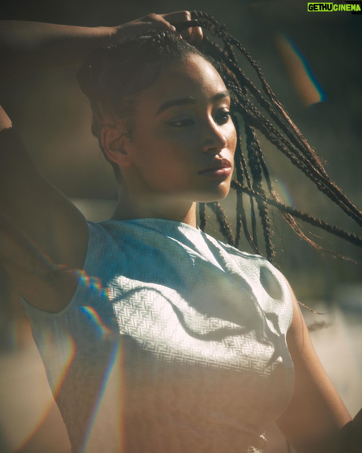 Amandla Stenberg Instagram - C Magazine, so grateful to be on ur cover <3 delightful shoot with @guyarochphoto , thank you 🌹 FASHION DIRECTION @christianstroble HAIR @hairbycassy MAKEUP @loftjet NAILS @theset.bykj INTERVIEW @irathethird PROP STYLIST @artandset PRODUCER @laurenrennick LOCATION @bluecloudmovieranch PR @imprintpr