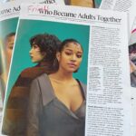 Amandla Stenberg Instagram - @nytimes w my squirrelfriend @rowanblanchard on newsstands today. 10 years of tomfoolery with my babyg ! thank u @tmagazine, we all grownt up 🫀