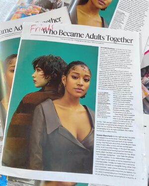 Amandla Stenberg Instagram - @nytimes w my squirrelfriend @rowanblanchard on newsstands today. 10 years of tomfoolery with my babyg ! thank u @tmagazine, we all grownt up 🫀