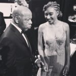 Amandla Stenberg Instagram - Mr. John Lewis in the 1960 film “Sit-In” by Robert M. Young! His devotion to liberation is the most powerful, it is love. I feel so honored to have been touched by his soul within my lifetime - emotionally through his activism, and in the flesh by having had the chance to meet him and stand by his side. I send all my love to his family and the upmost gratitude to the heavens for giving us Representative John Lewis. Thank you Sir for your life of service and dedication. 🕊