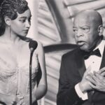 Amandla Stenberg Instagram - Mr. John Lewis in the 1960 film “Sit-In” by Robert M. Young! His devotion to liberation is the most powerful, it is love. I feel so honored to have been touched by his soul within my lifetime - emotionally through his activism, and in the flesh by having had the chance to meet him and stand by his side. I send all my love to his family and the upmost gratitude to the heavens for giving us Representative John Lewis. Thank you Sir for your life of service and dedication. 🕊