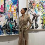 Amanza Smith Instagram - Huge thanks to Mash Gallery and Halle for the opportunity to be apart of Frieze Week. It’s important that my kids and family see how hard I work and be that role model for them as they enter young adulthood. Thank you to my team who relentlessly supports me, my co stars and fans who came. You all mean so much to me and can’t thank you all enough.