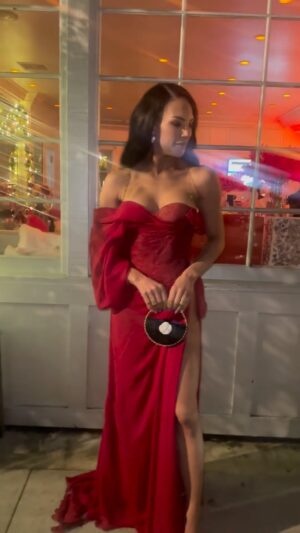 Amanza Smith Instagram - Lady in red