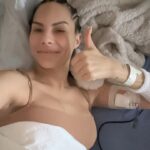 Amanza Smith Instagram - Hey guys! Updating all here. I’ll be going in for my second surgery in the next few hours. Part of my spine has completely deteriorated due to the infection and I’ll be getting a new vertebrae and a couple of screws and rods in my spine to replace what has been eaten away from the bacteria. This is my short caption version of the entire explanation but it’s enough to let you all know the gist of it all. I am in good spirits and positive that I will come out 💯 percent after healing ❤️‍🩹 in 3/4 months. Life is a journey. This is just another part of my already very colorful story and I’m going to use it to inspire others to keep pushing through! Thanking you all in advance for the well wishes, thoughts and prayers. I’ll see you all for an update very soon once the surgery is complete and I’m feeling social media friendly. ❤️‍🩹♥️🙏🏽