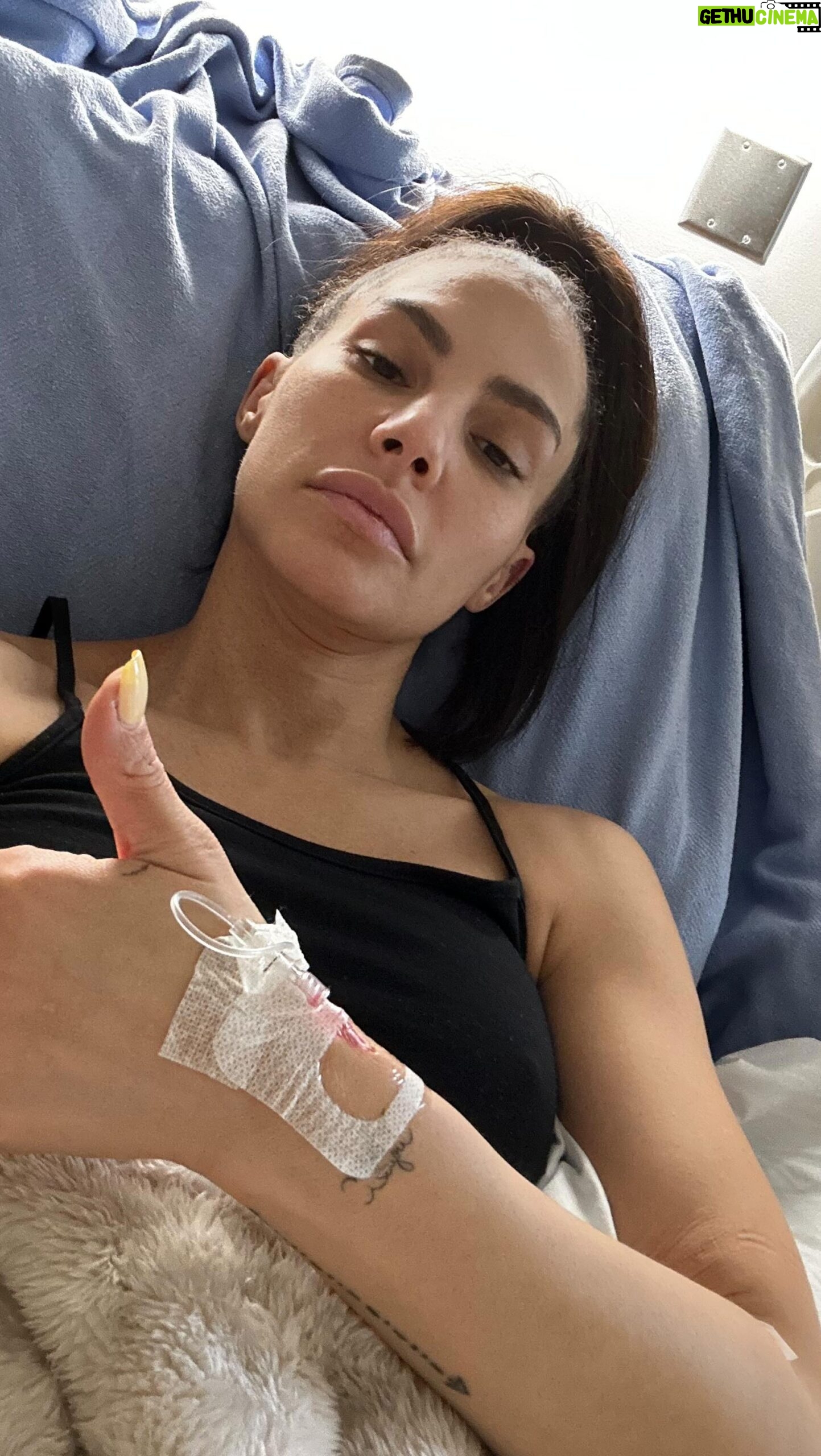 Amanza Smith - 87.5K Likes - Over a month ago and all of this started I thought that I had a bulging disk or a slipped disc or something wrong with my lower back that was regular. I laid in pain in my house for several days. I cried. I took Tylenol. I went to urgent care. I didn’t know what it was but after over a month of excruciating pain I finally started to get some answers. I got an MRI and a CT scan and then was told that I need to go to Cedar Sinai. I came to Cedar Sinai last Friday thinking that I was going to get another scan on my back and then go home. Instead, I was admitted and they immediately started testing me for things in my blood. Come to find out I had an infection in my blood that had caused, a great deal of infection to be spread to the bones of my spine and it’s called osteomyelitis …the good thing about all of this I’m in the best hospital and quite possibly the world and every doctor and every nurse has been right on top of everything to get the answers that we need to get me to where I need to be, which is better. they started me on antibiotics to treat the infection in my blood to hopefully diminish the infection in my spine that what they first thought was a tumor because on an MRI. That’s what it looks like. But the bad kind not the kind that’s just infection. Everyone was very scared, including myself. Here I am day 10 and I’m making this message a bit quickly because I’m about to go into surgery to have portions of the infection removed from my spine that weren’t getting any better by the anabiotic’s that I’ve been getting for 10 days now every four hours intravenously. I’m still in pain, but I am hopeful that with the surgery my back pain will diminish and the antibiotics that they will continue to give me intravenously through a pick line when I’m finally released in a few days It will take care of the rest of the infection in my spine and I’ll be back to 💯 🙏🏽♥️ thank you to everyone at Cedar Sinai for taking such good care of me. This, too shall pass. ♥️♥️♥️♥️♥️♥️