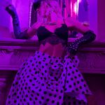 Amanza Smith Instagram - painting the town in polka dots!