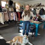 Amber Marshall Instagram - Marshall’s Country Store ended up being a great filming location for an on-camera chat with Amber Marshall for @rescuedheartsfilm - a new documentary (coming soon) about the miracles, mystery, and science of healing with horses. And there was no way we were walking out of there without some of our own Marshall’s merch! 🧢👕🩵 If you are not familiar, @amber_marshall_farm is the lead actor on the hit TV series @official_heartlandoncbc and she lives authentic to her character as she is deeply connected to her horses and other farm animals. @marshallscountrystore is Amber’s dream store come to reality and every item is something she has personally selected either because it is part of her everyday life or the artisan stands for something she believes in. Check out the fabulous items in her store at MarshallsCountryStore.com. And if you’re excited to see Rescued Hearts film when it comes out later this year, make sure you follow us on FB and/or IG @rescuedheartsfilm and subscribe to RescuedHeartsFilm.com! P.S. How adorable is Amber’s dog Autumn?! 🐶 #marshallscountrystore #heartland #ambermarshall #rescuedhearts #documentary #horselovers #ambersdogautumn
